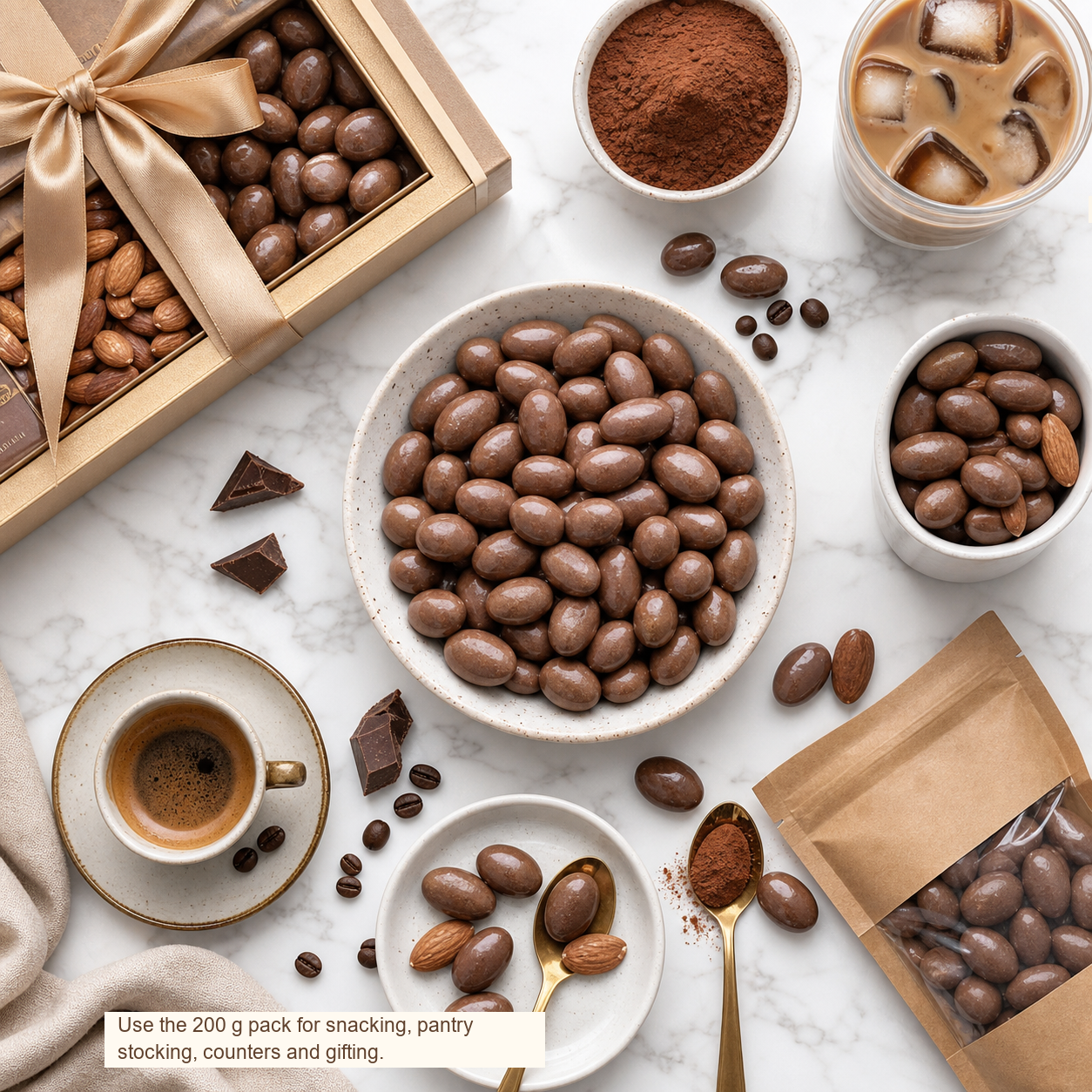 Mocha Almonds ecommerce product image 6