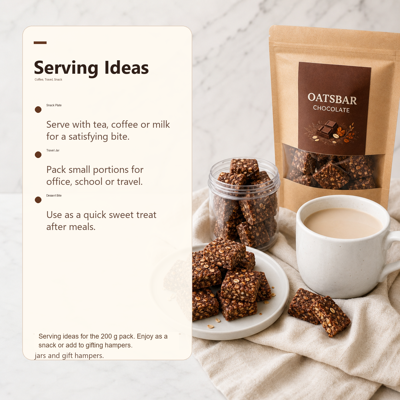 Oatsbar Chocolate ecommerce product image 4