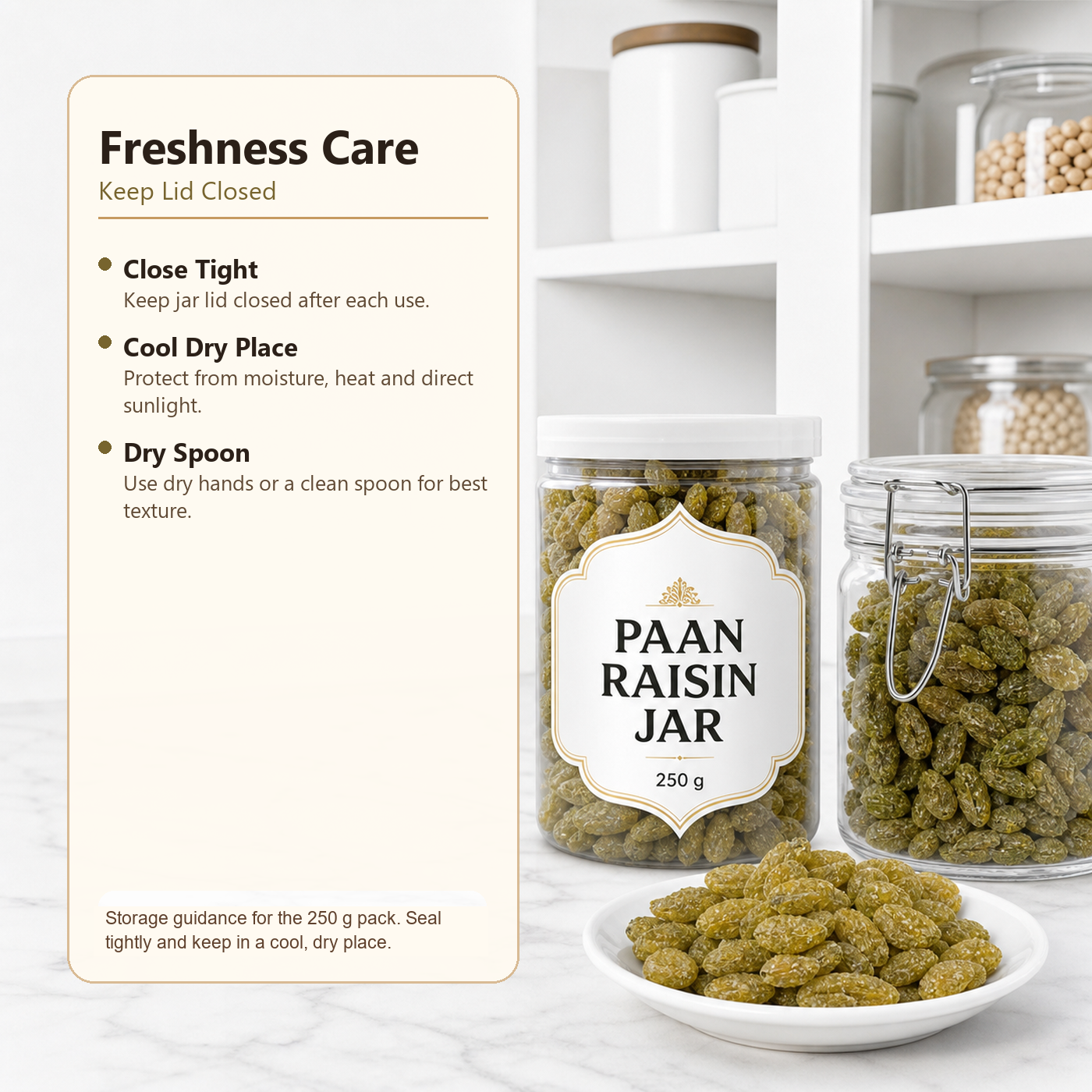 Paan Raisin Jar ecommerce product image 5