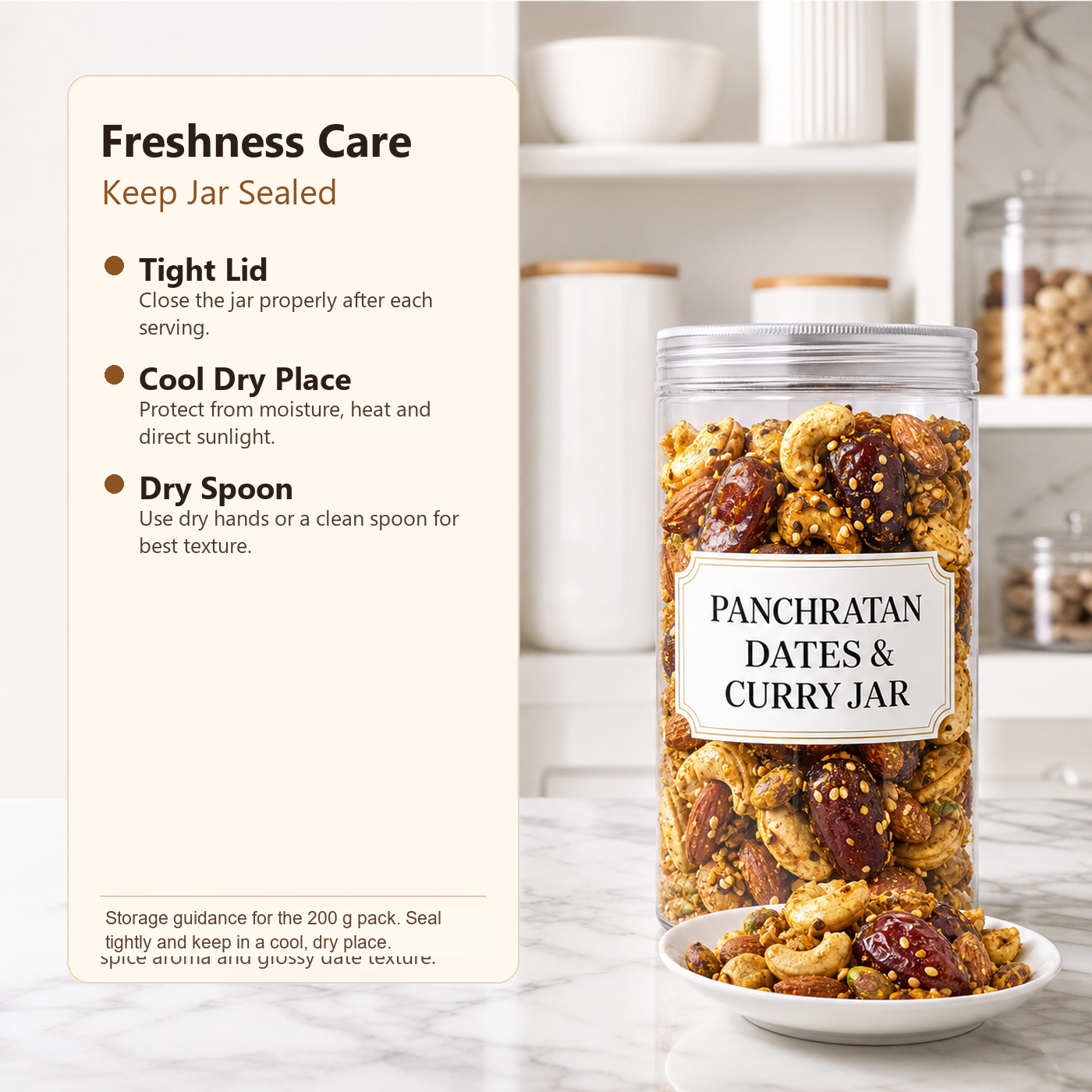 Panchratan Dates & Curry Jar ecommerce product image 5
