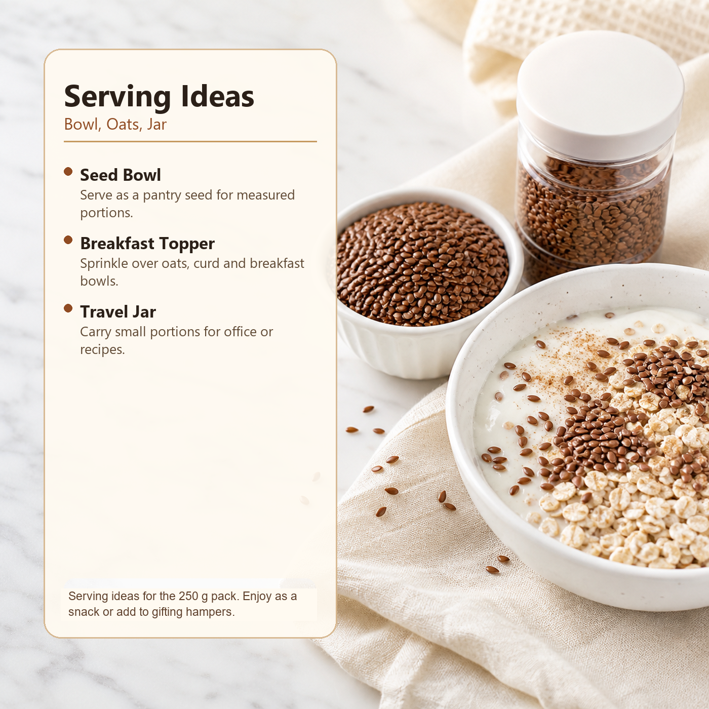 Roasted Alsi ecommerce product image 4