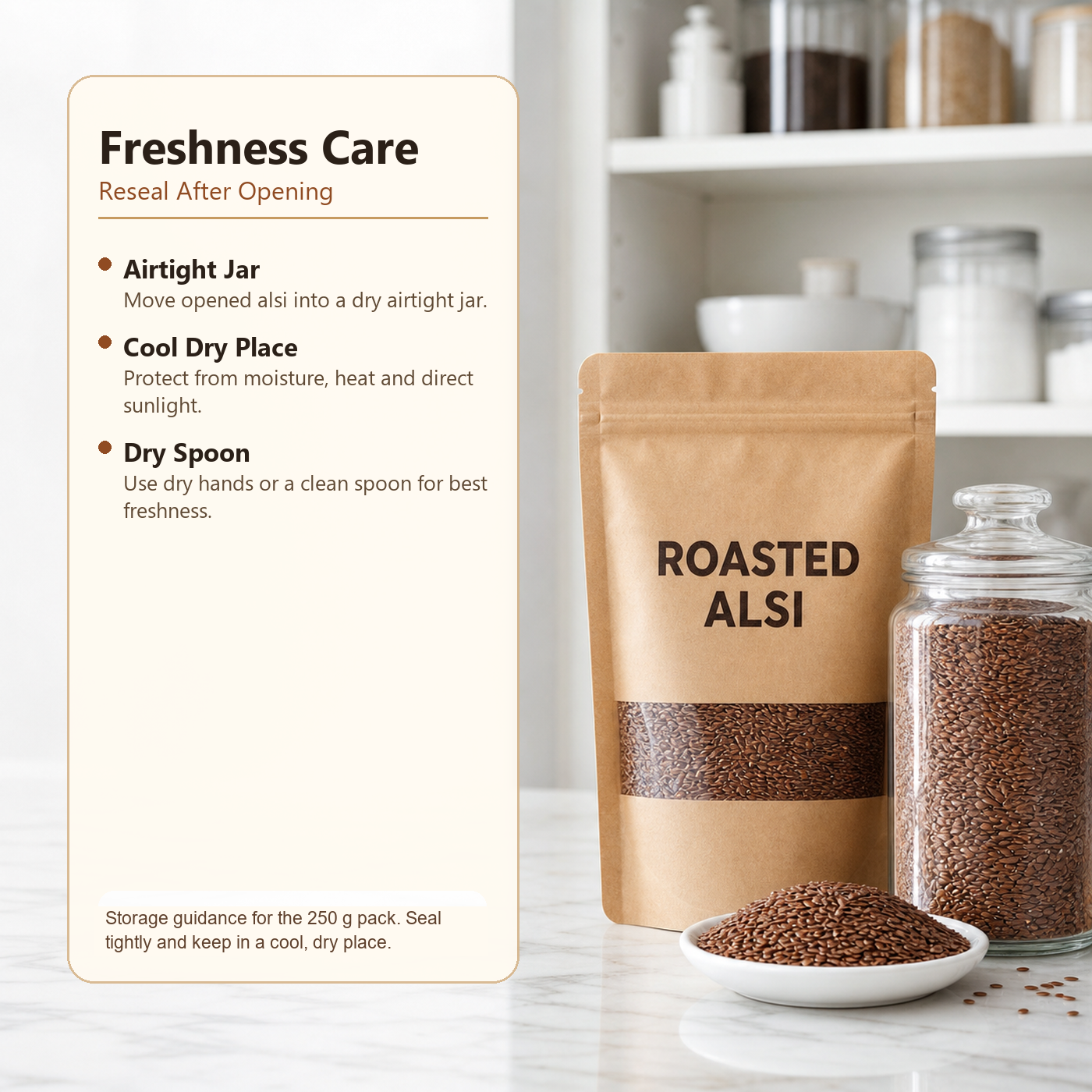 Roasted Alsi ecommerce product image 5