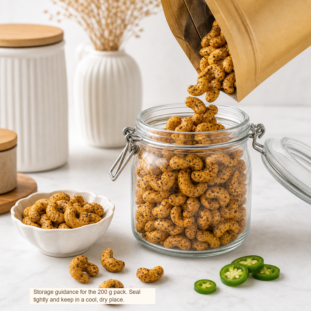 Roasted Jalapeno Cashew ecommerce product image 5
