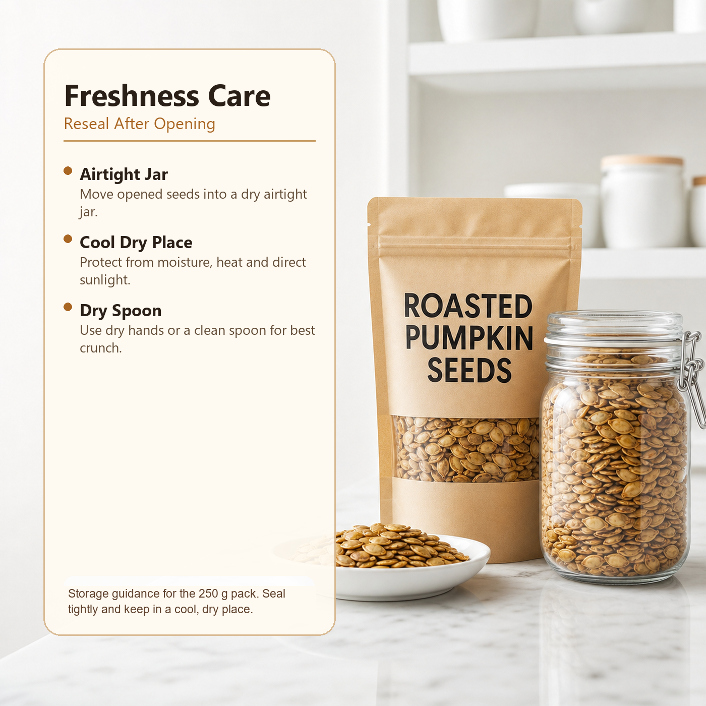 Roasted Pumpkin Seeds ecommerce product image 5