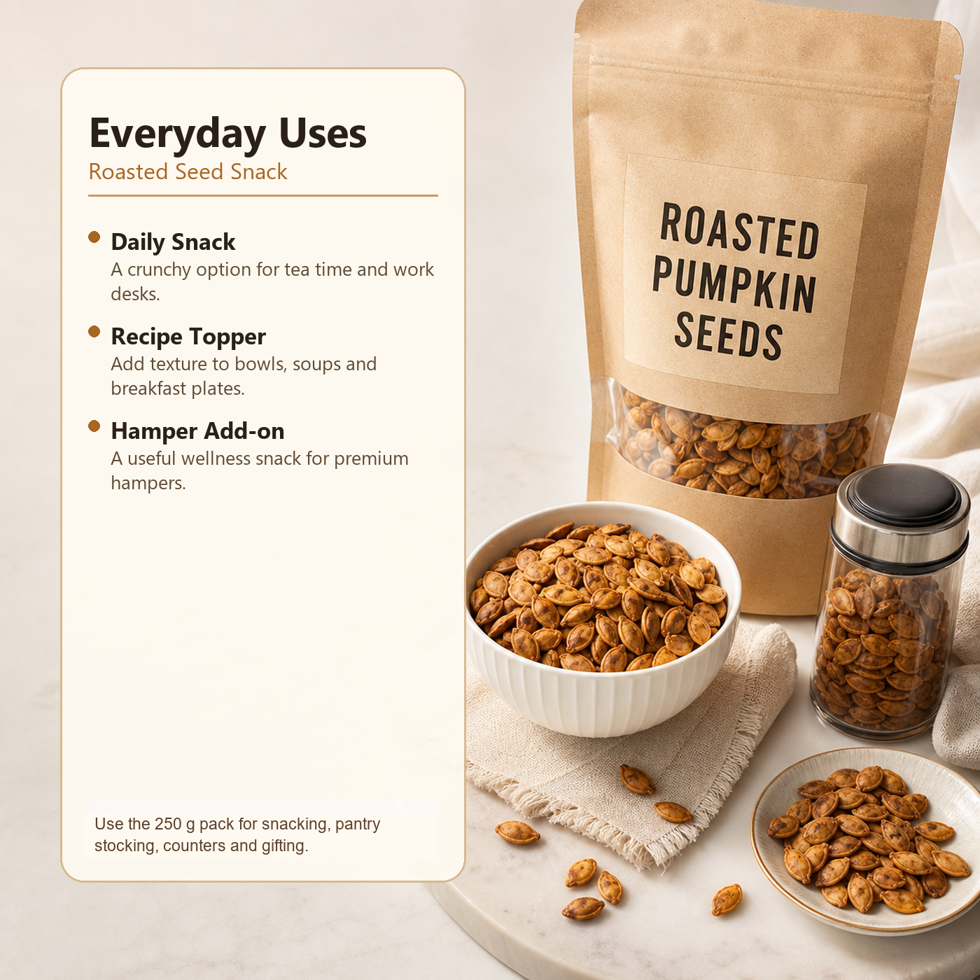 Roasted Pumpkin Seeds ecommerce product image 6