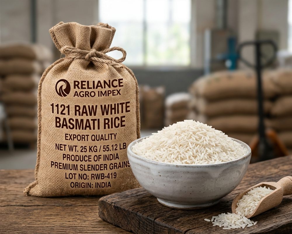 1121 Raw White Basmati Rice