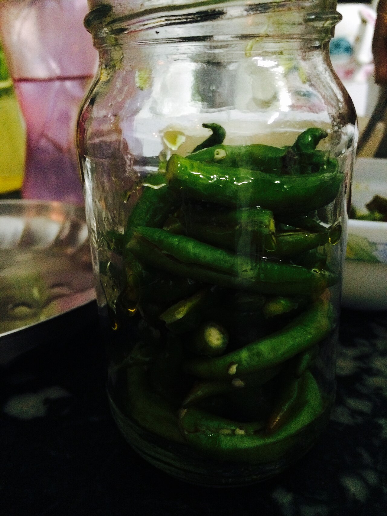 Fresh Bird's Eye Green Chilli (Kanthari)
