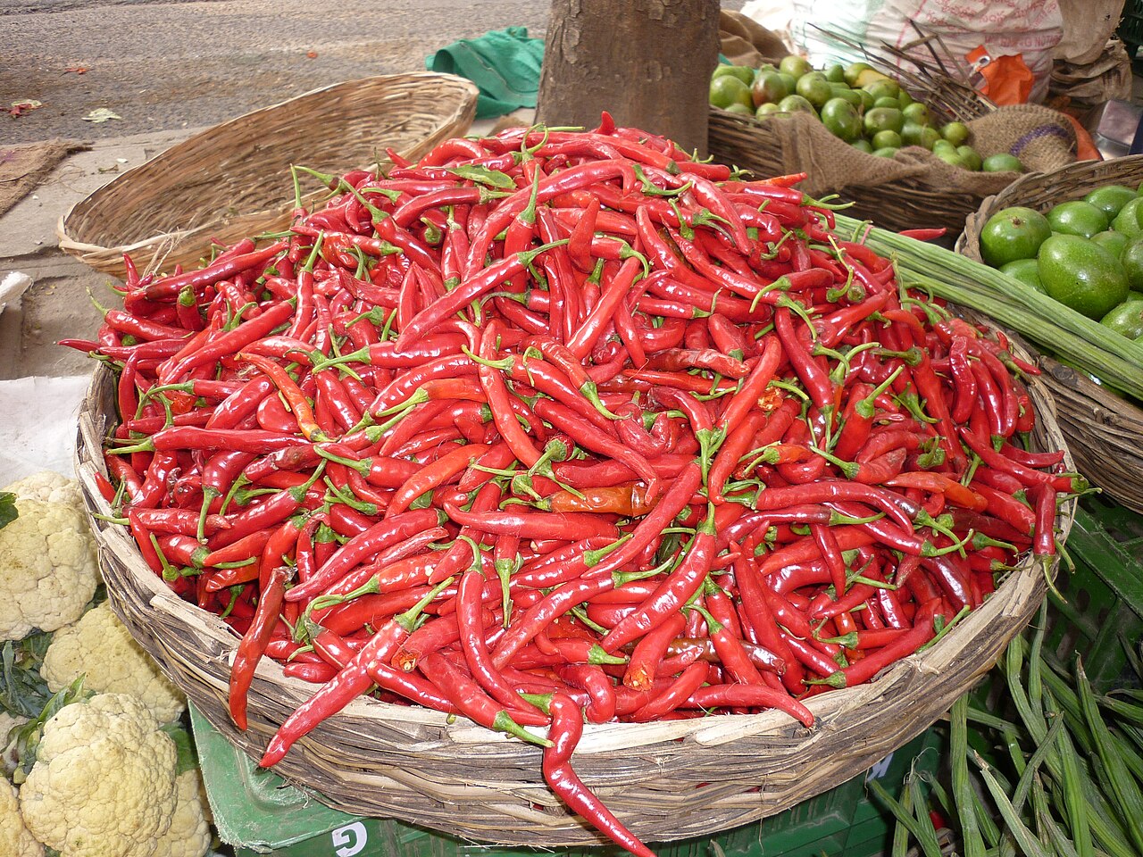 Guntur Sannam S4 Red Chilli (With Stem)