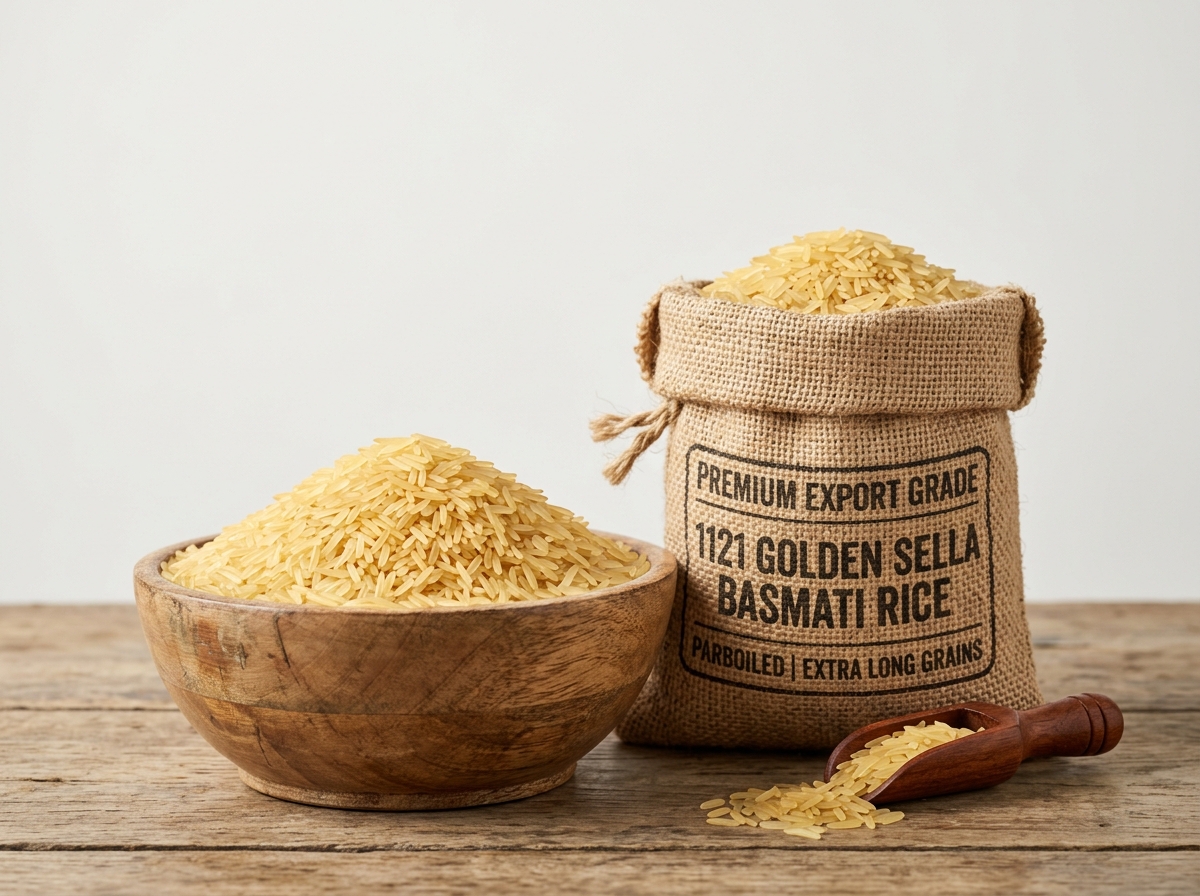 Organic 1121 Steam Basmati Rice (NPOP / USDA)